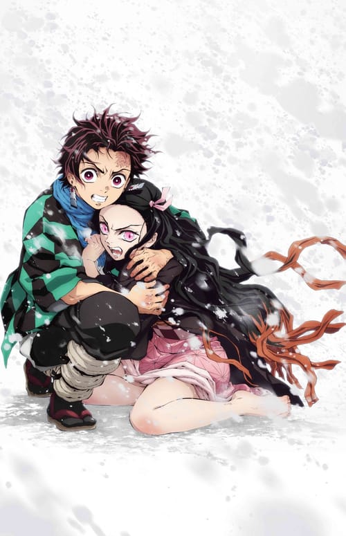 Levně Plakát Demon Slayer - Tanjiro & Nezuko Snow