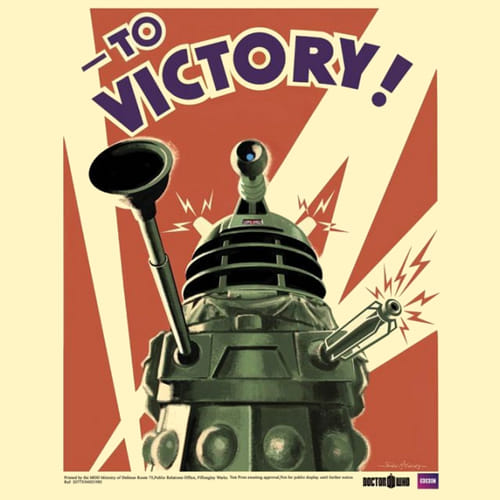 Plagát Doctor Who Dalek to Victory Plagát Doctor Who Dalek to Victory
