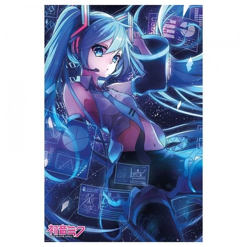 Levně Plakát Vocaloid - Hatsune Miku Popstar