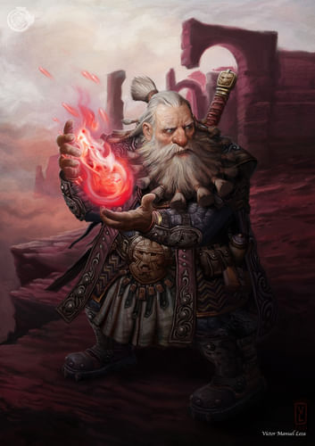 Plagát Jaskyňa a Draci - Trpaslík čarodejník Plagát Jaskyňa a Draci - Trpaslík čarodejník