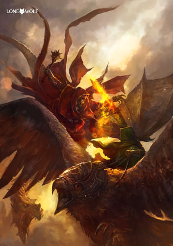 Plagát Lone Wolf - Tieň na piesku Plagát Lone Wolf - Tieň na piesku