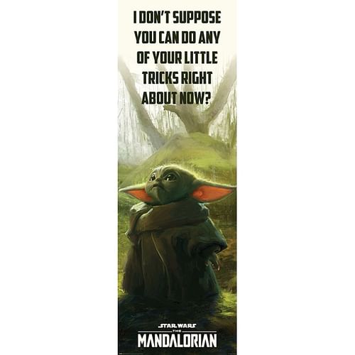 Plakát na dveře Star Wars: Mandalorian - Special Tricks