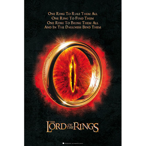 Plakát Pán prstenů - Prsten moci