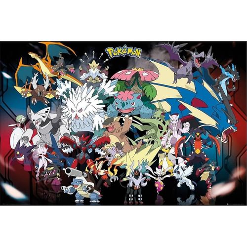 Plagát Pokémon - Mega Evolution Plagát Pokémon - Mega Evolution