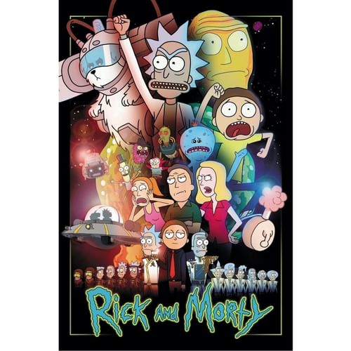 Plagát Rick and Morty - Wars Plagát Rick and Morty - Wars