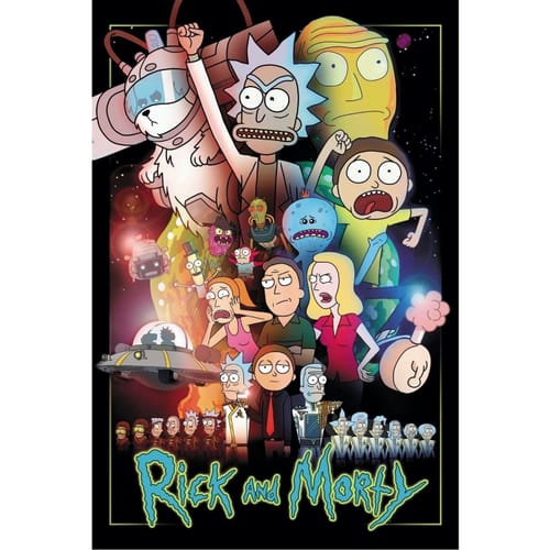 Levně Plakát Rick and Morty - Wars