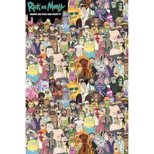 Plagát Rick and Morty - Where's Rick Plagát Rick and Morty - Where's Rick