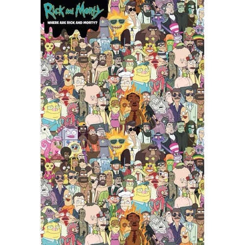 Levně Plakát Rick and Morty - Where s Rick