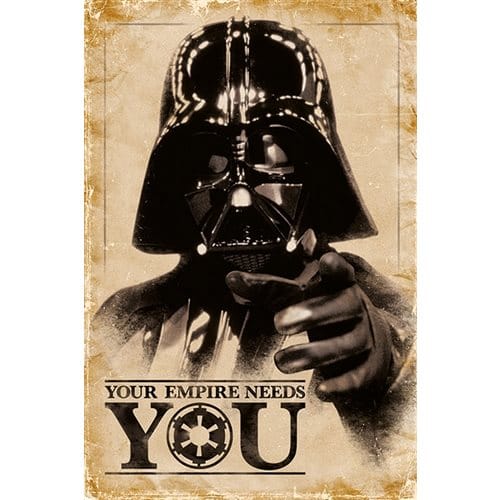 Plagát Star Wars Darth Vader - Your Empire Needs You Plagát Star Wars Darth Vader - Your Empire Needs You