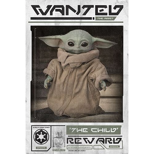 Plakát Star Wars: Mandalorian - Wanted the Child