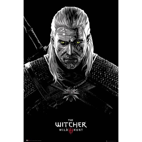 Plakát Zaklínač 3: Divoký hon - Geralt