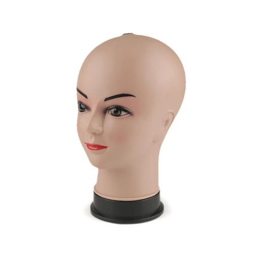Levně Plastová hlava na paruky