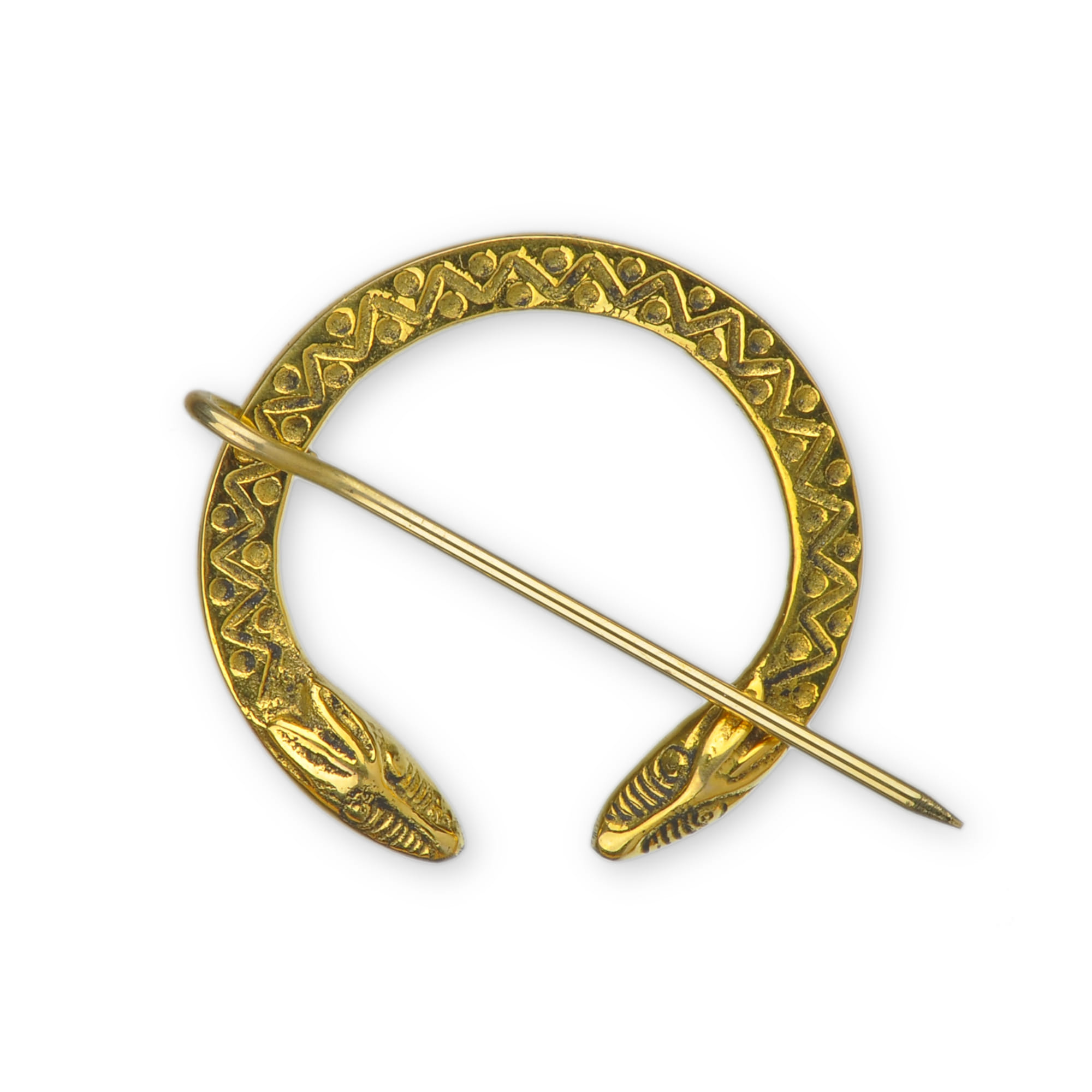 Spona na plášť s drakmi