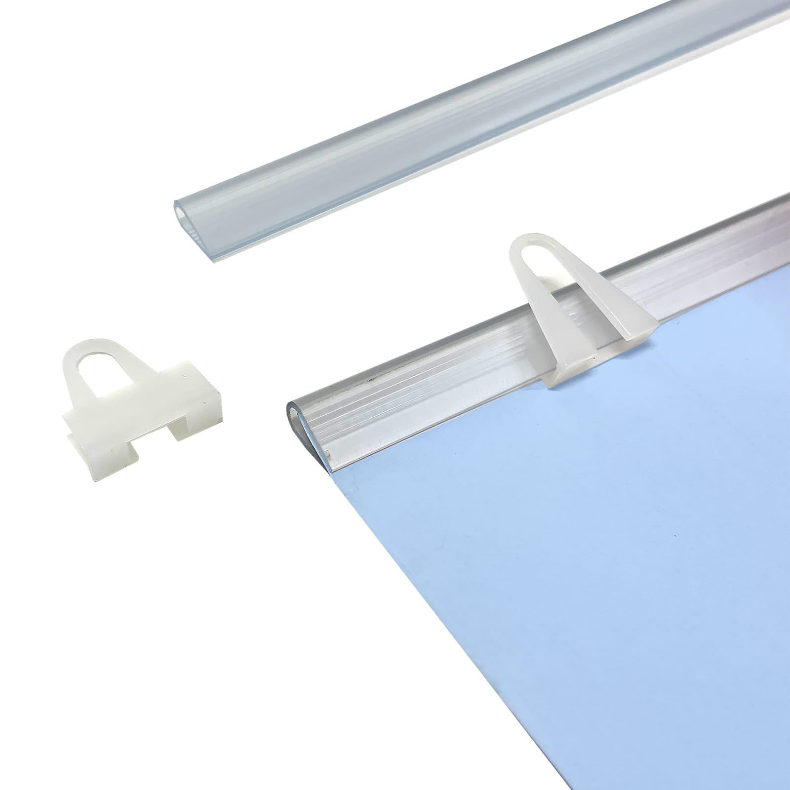 Plastové lišty na plagát (2ks)