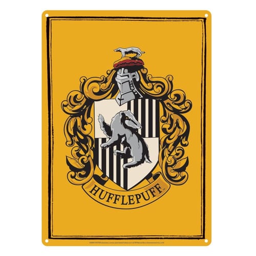 Plechová ceduľa Harry Potter - Hufflepuff Plechová ceduľa Harry Potter - Hufflepuff
