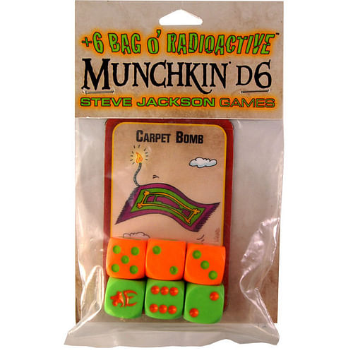 +6 Bag O Radioactive Munchkin D6