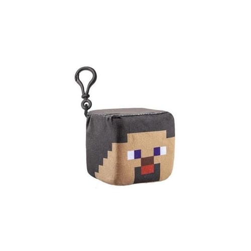 Levně Plyšák s klipem Minecraft - Steve (hlava), 8 cm