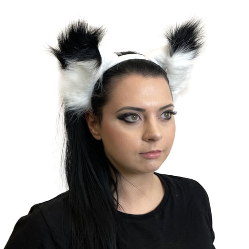 Plyšové uši - líška (svetlé) Plyšové uši - líška (svetlé)