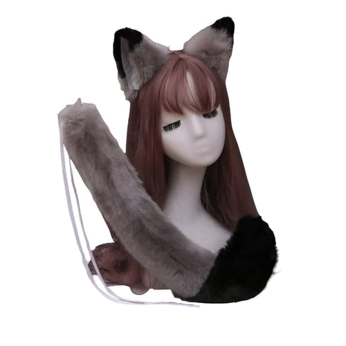 Plyšový set - líška (dvojfarebný) Plyšový set - líška (dvojfarebný)