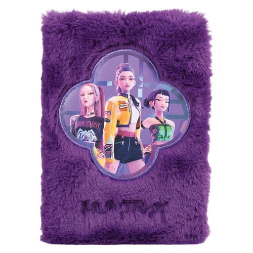 Levně Plyšový zápisník KPop Demon Hunters - Huntr/x
