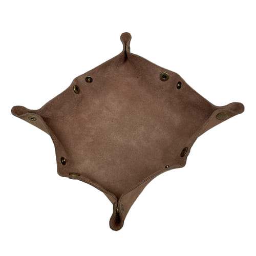 Levně imago Kožený váček a Dice tray na kostky v jednom