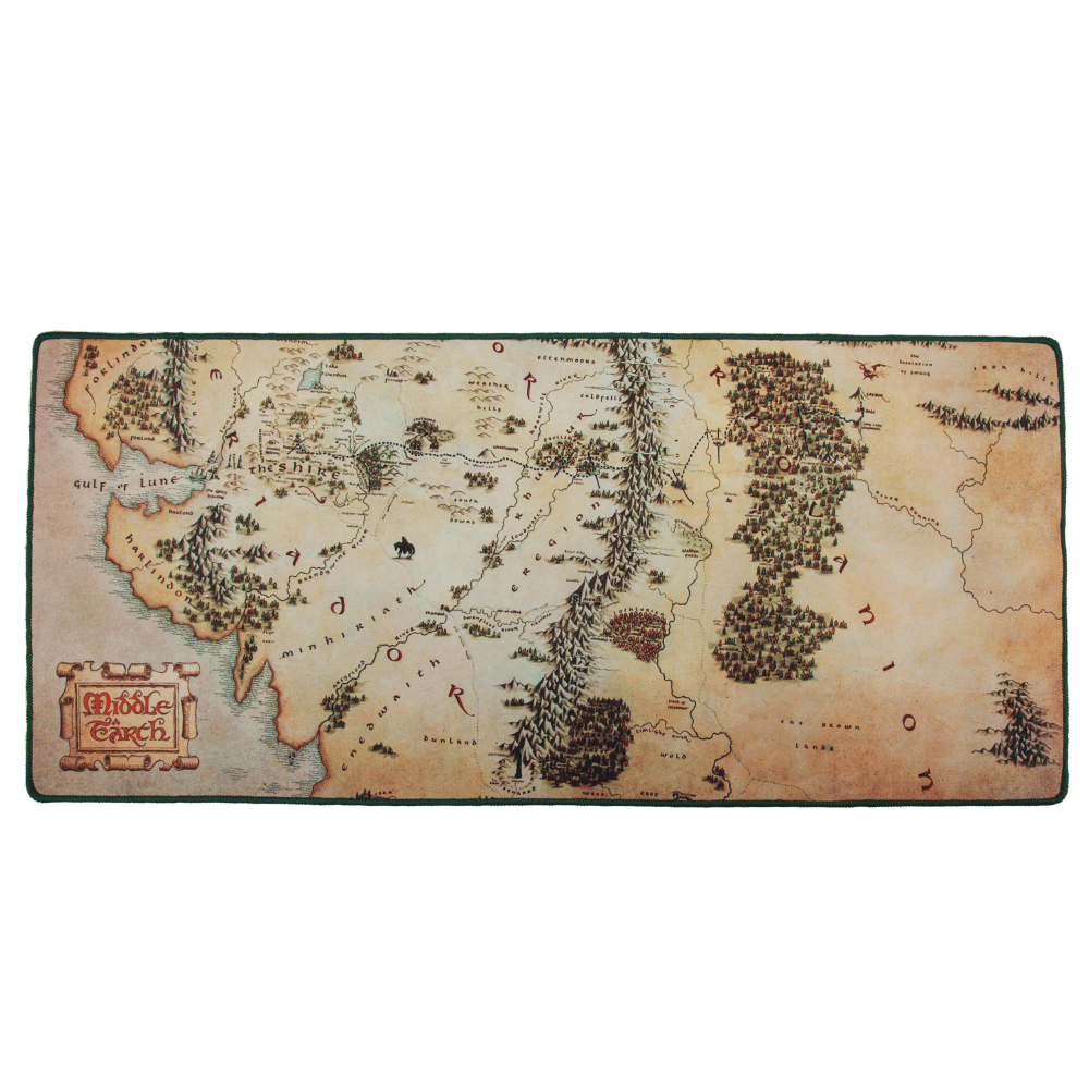 Podložka pod myš a klávesnicu Pán prsteňov - Mapa Středozeme