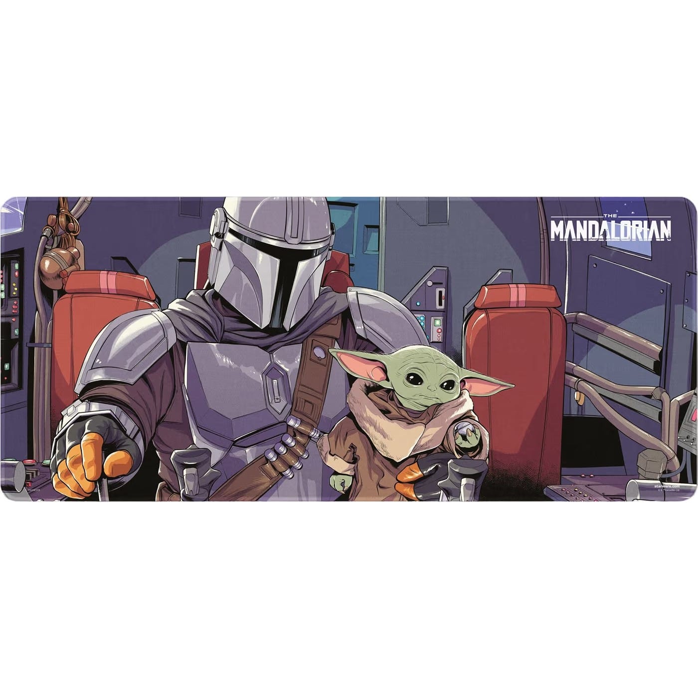 Podložka pod myš a klávesnicu Star Wars: Mandalorian - The Child