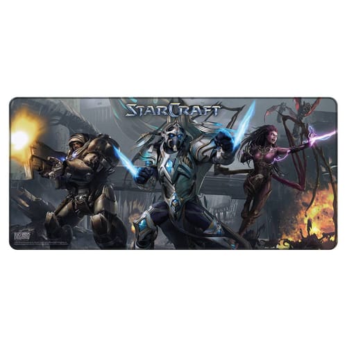 Levně Podložka pod myš a klávesnici Starcraft