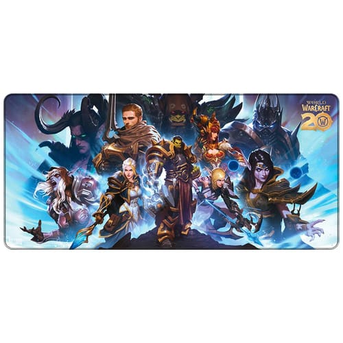Levně Podložka pod myš a klávesnici World Of Warcraft - 20th Anniversary