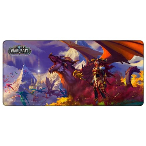 Levně Podložka pod myš a klávesnici World Of WarCraft Dragonflight - Alexstrasza & Dragon