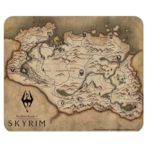 Podložka pod myš Skyrim - Map Podložka pod myš Skyrim - Map