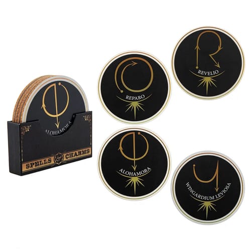 Levně Podtácky Harry Potter - Spells & Charms, set 2
