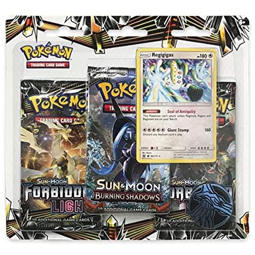 Pokémon: Sun and Moon 6 - Forbidden Light Regigigas 3 Pack Blister