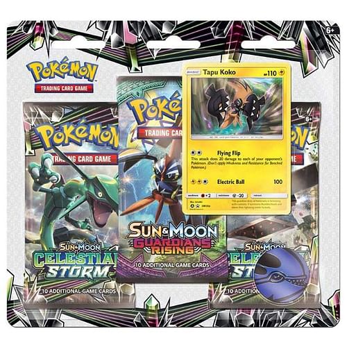 Pokémon: Sun and Moon 7 - Celestial Storm - Tapu Koko 3 Pack Blister