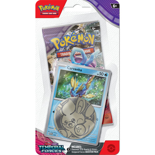 Pokémon TCG: Temporal Forces Checklane Blister - Carvanha Pokémon TCG: Temporal Forces Checklane Blister - Carvanha