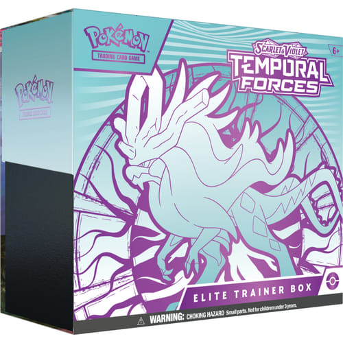 Pokémon TCG: Temporal Forces - Elite Trainer Box Flutter Mane (modrý) Pokémon TCG: Temporal Forces - Elite Trainer Box Flutter Mane (modrý)