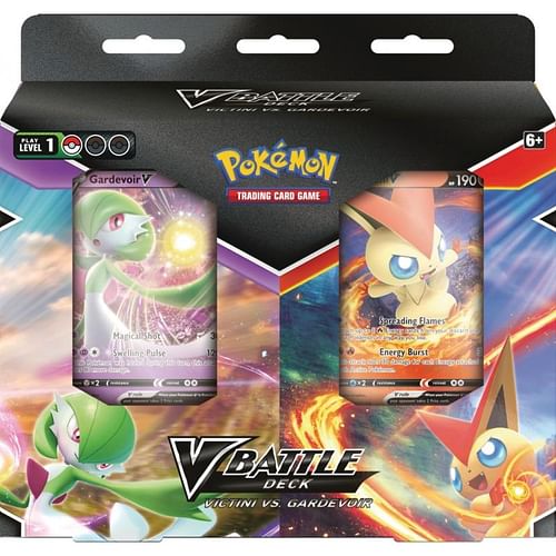 Obrázok Pokémon TCG: V Battle Deck Bundle – Victini vs. Gardevoir (0820650809484)