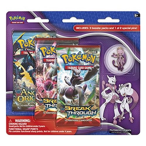 Pokémon: Mega Mewtwo Y Collector Pin 3-Pack