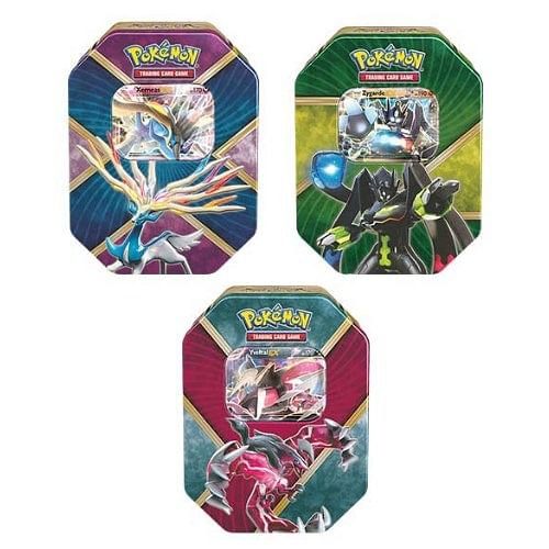 Pokémon: Shiny Kalos Power Tin 2016 - sada 3 krabiček