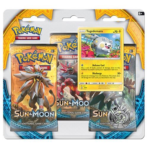 Pokémon: Sun & Moon 3 Booster Blister - Togedemaru