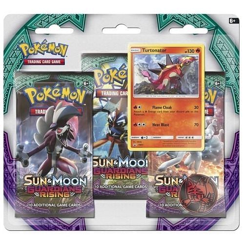 Pokémon: Sun & Moon Guardians Rising 3-Pack Booster - Turtonator