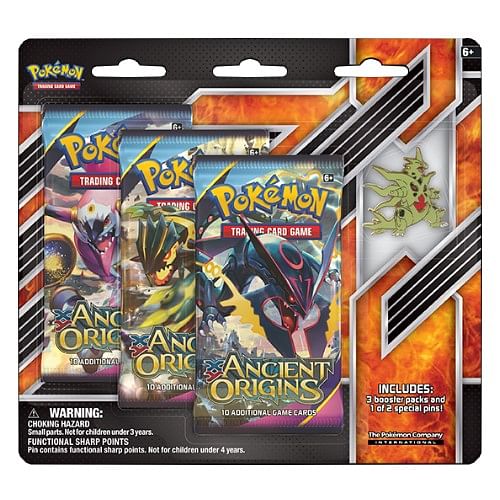 Pokémon: XY Mega Evolution Collector Pin 3 Pack - Mega Tyranitar