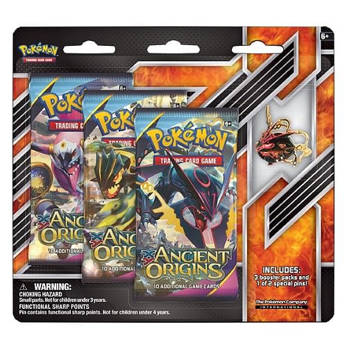 Pokémon: XY Mega Evolution Collector Pin 3 Pack - Shiny Mega Rayquaza
