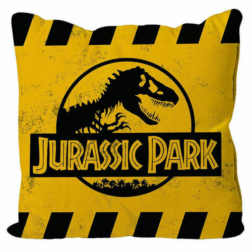 Levně Polštář Jurský park - Logo, žlutý
