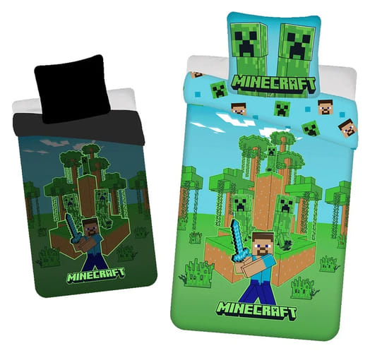Obliečky Minecraft – Boj v džungli (so žiarivým efektom) Obliečky Minecraft – Boj v džungli (so žiarivým efektom)