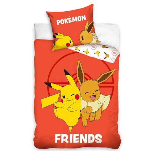 Levně Povlečení Pokémon - Eevee a Pikachu