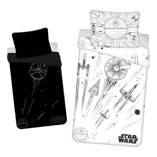 Levně Povlečení Star Wars - Death Star, svítí ve tmě