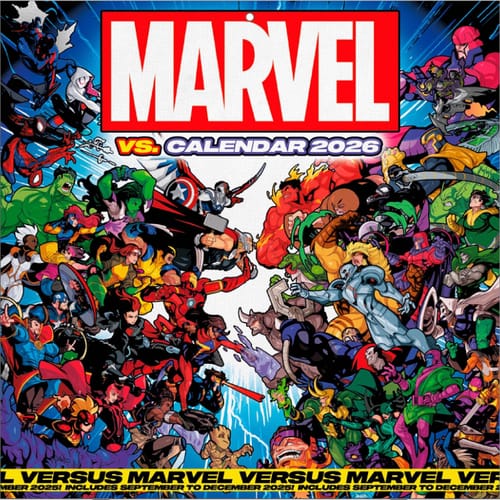 Levně Nástěnný kalendář Marvel 2026 (16 měsíců)