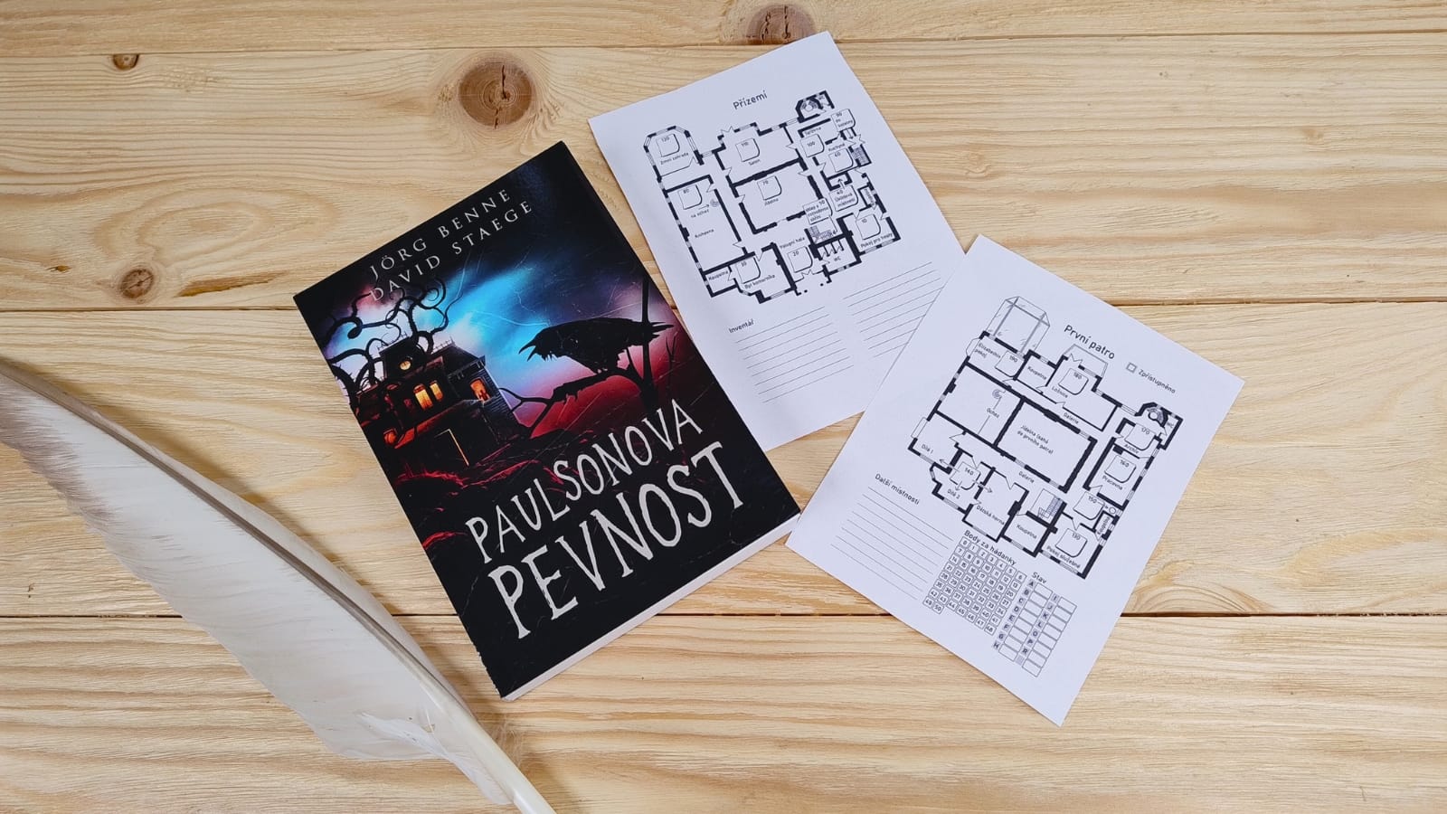 Paulsonova pevnost kniha a&nbsp;průvodní listina