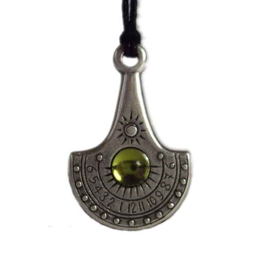 Prívesok slnečné hodiny Níl - zelené Prívesok slnečné hodiny Níl - zelené